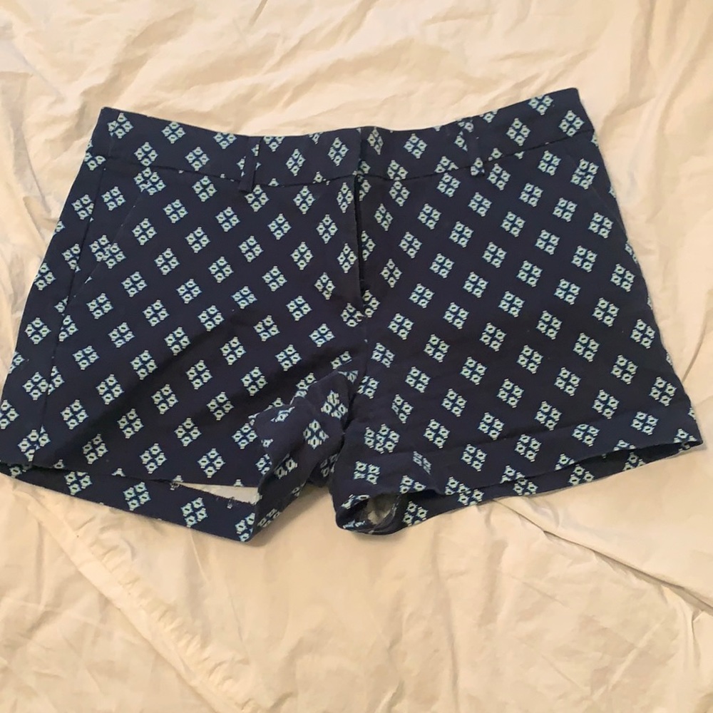 Blue diamond shorts